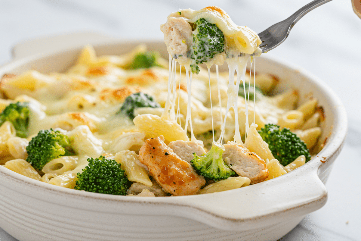 Chicken Broccoli Pasta Bake – Creamy, Comforting & Easy