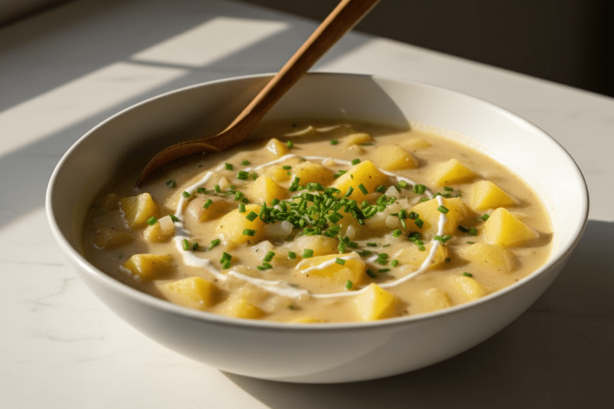 Cozy 5 Ingredient Potato Soup