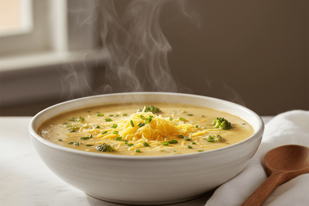 Cozy Broccoli Cheddar Soup Recipe