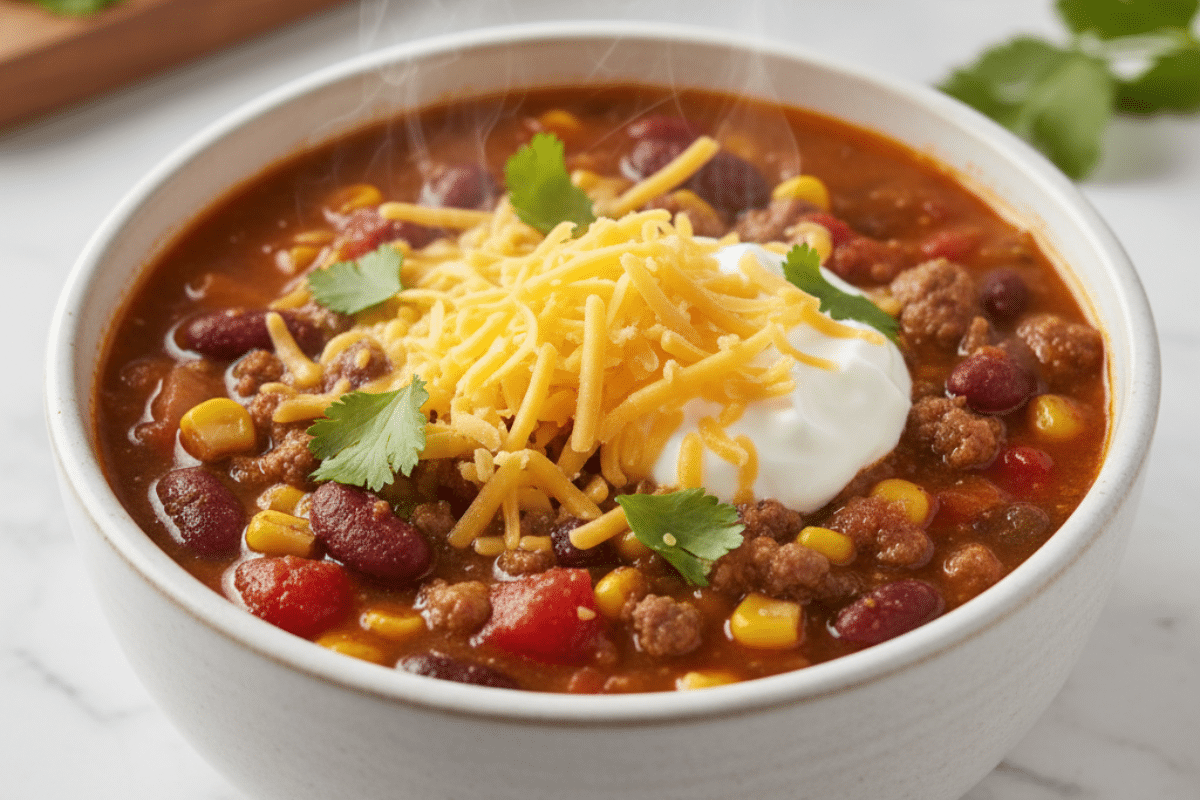 Easy Taco Soup Recipe Crock Pot