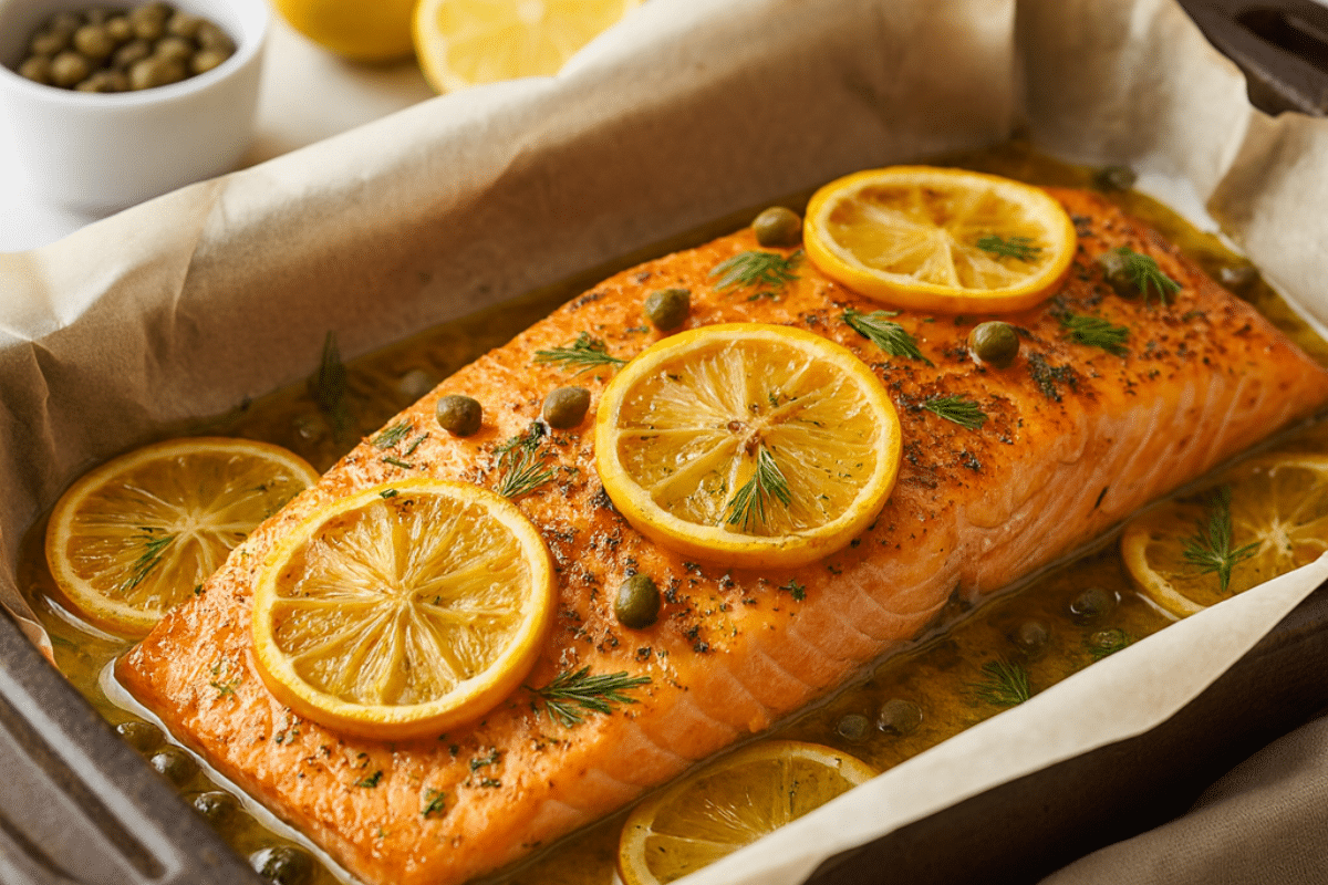Slow Roasted Salmon Recipe