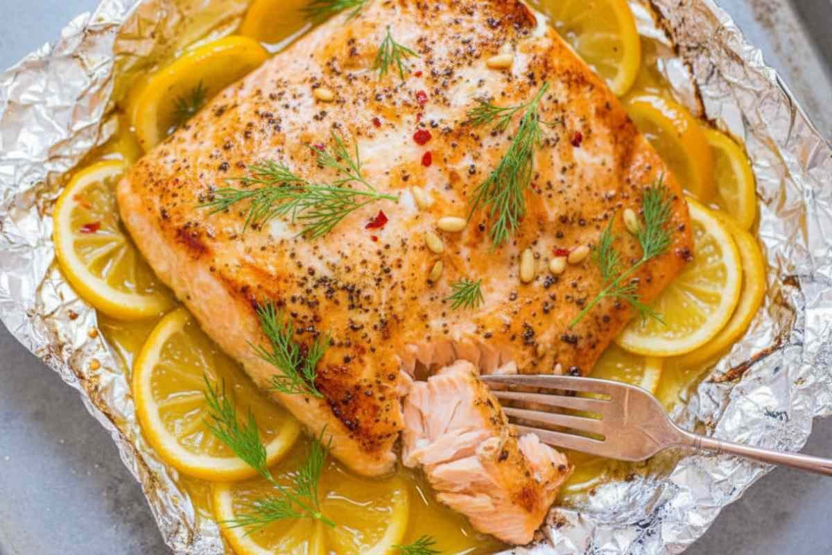 Sheet Pan Lemon Garlic Butter Salmon