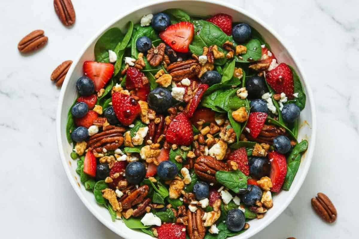 Strawberry Spinach Salad