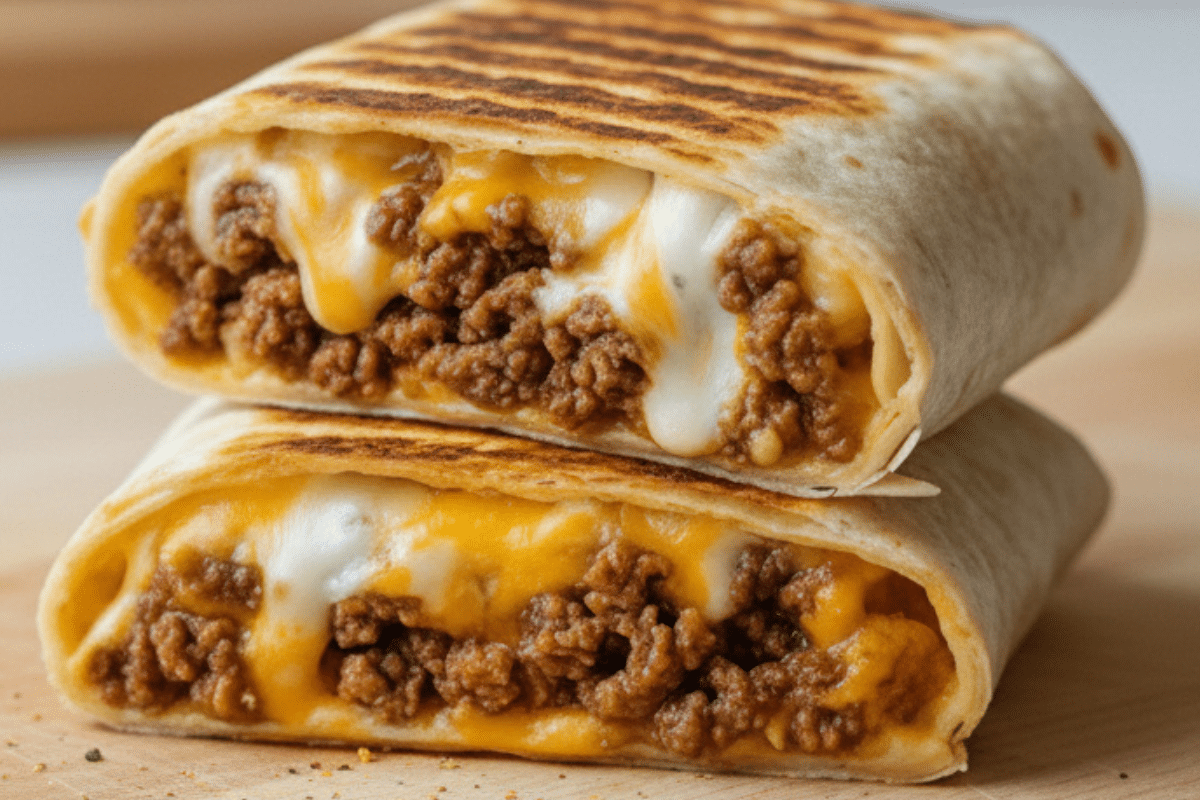 Easy Grilled Cheese Burrito
