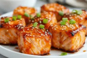 Crispy Bang Bang Salmon Bites