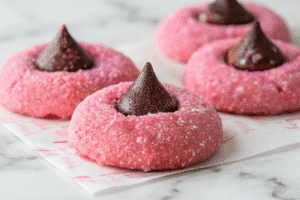 Strawberry Kiss Cookies