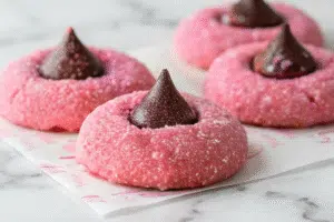 Strawberry Kiss Cookies